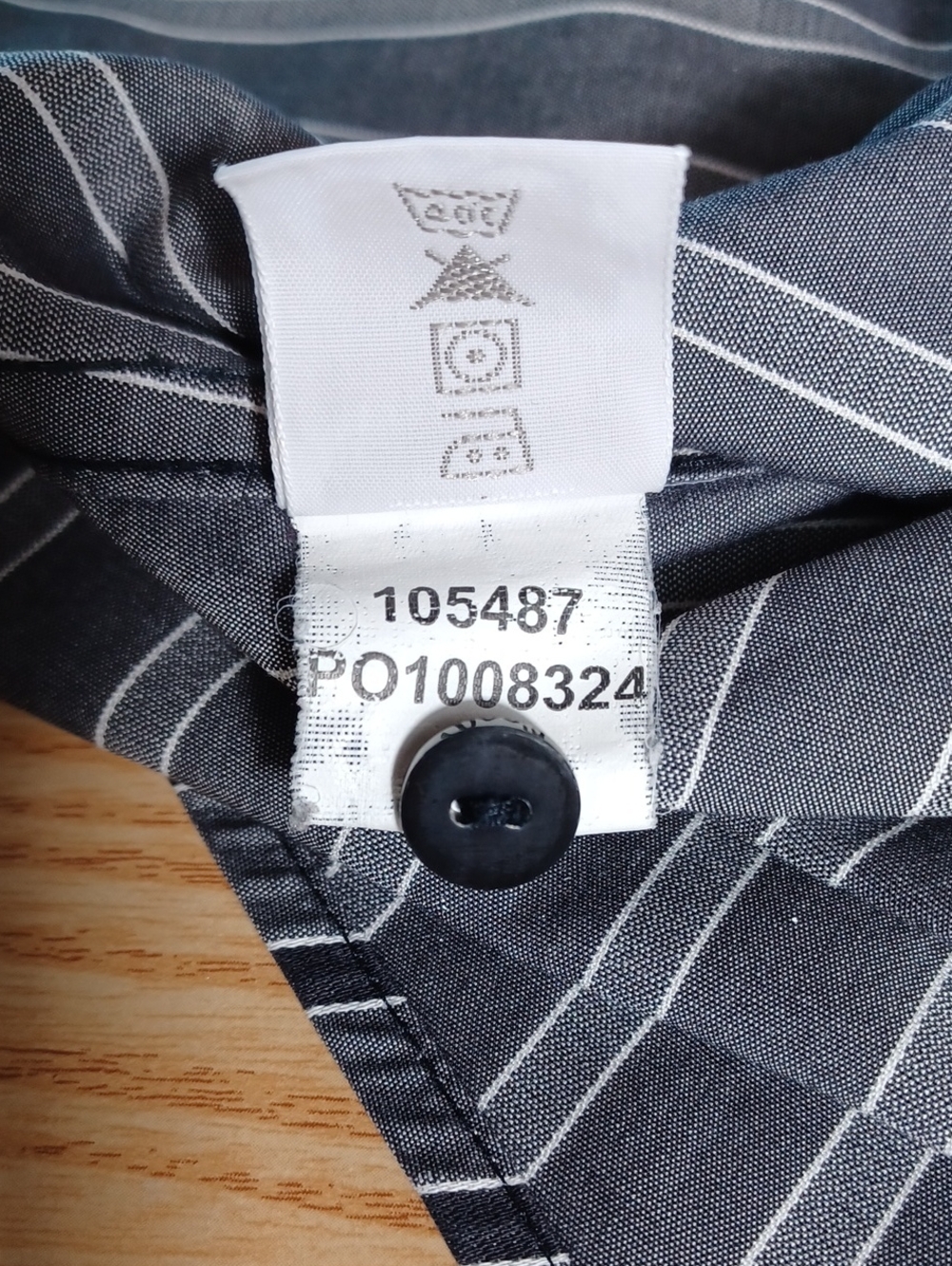 Foxcroft Black & Gray Business / Casual Vertical Stripe Women's Button-Up Shirt - Picture 11 of 16